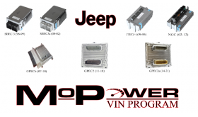 Jeep Wrangler VIN Flash Reprogram Service