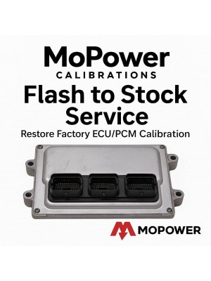 Flash Ecu to Stock